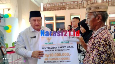 Salurkan Zakat Maal, Hendriwan Apresiasi Program BAZNAS