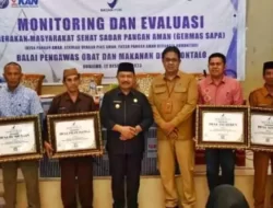 BPOM Gorontalo Gelar Evaluasi Gerakan Masyarakat Sehat Sadar Pangan Aman